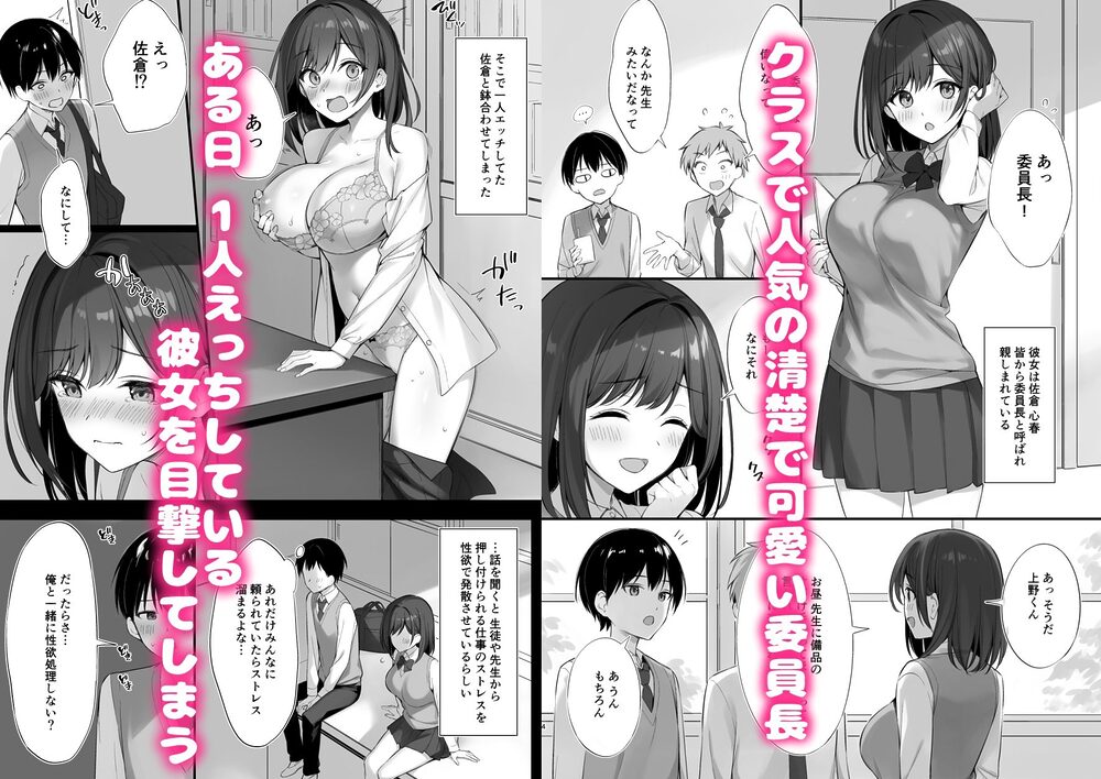 クラスの清楚な委員長とヤリ友になった話 画像1